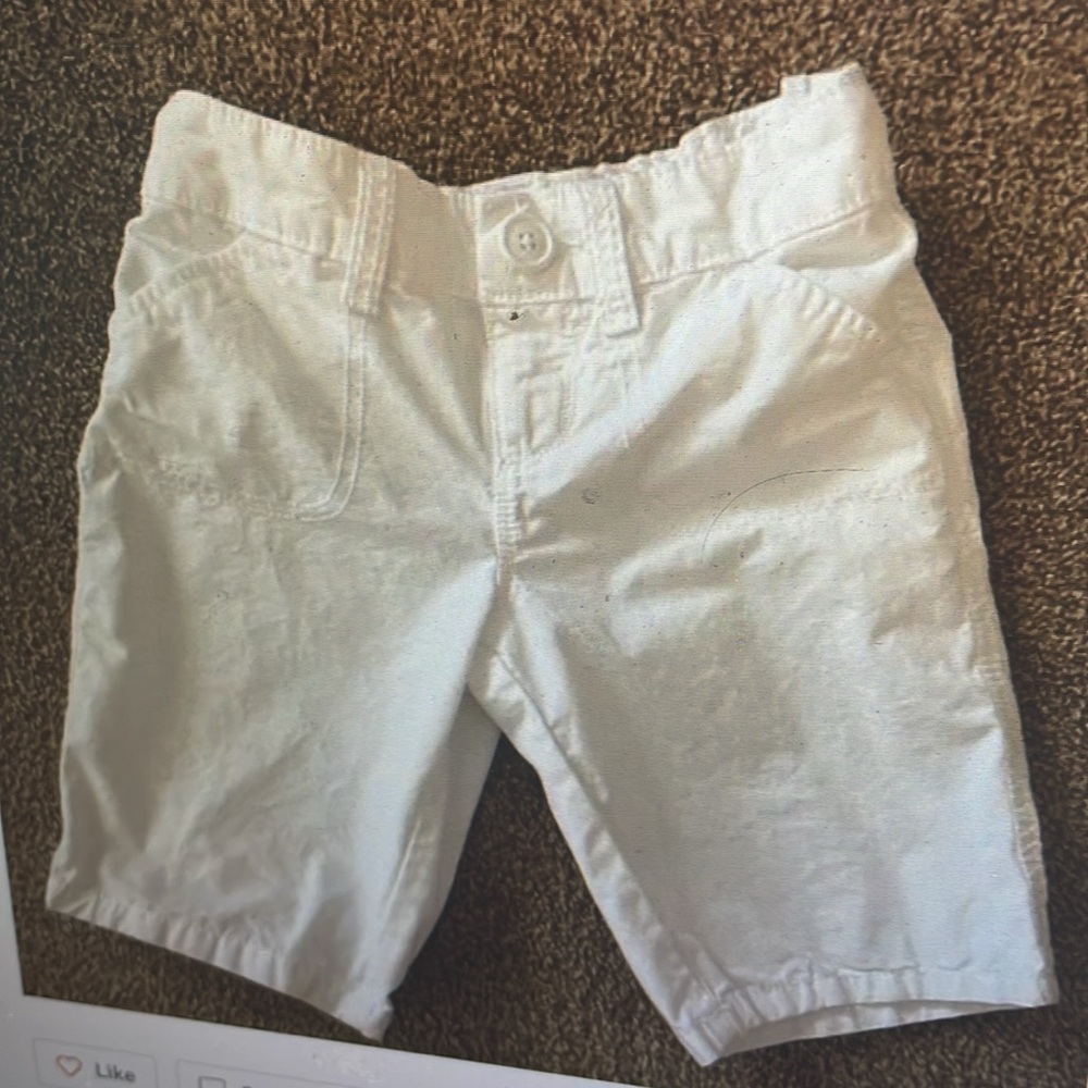 white Old Navy cotton shorts 7
